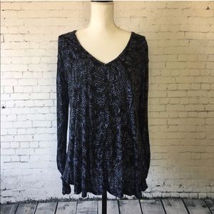 Free People Long Sleeve Blouse